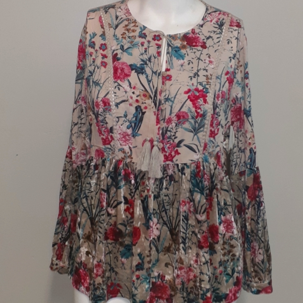 *Sharon Young Winter Floral Print
